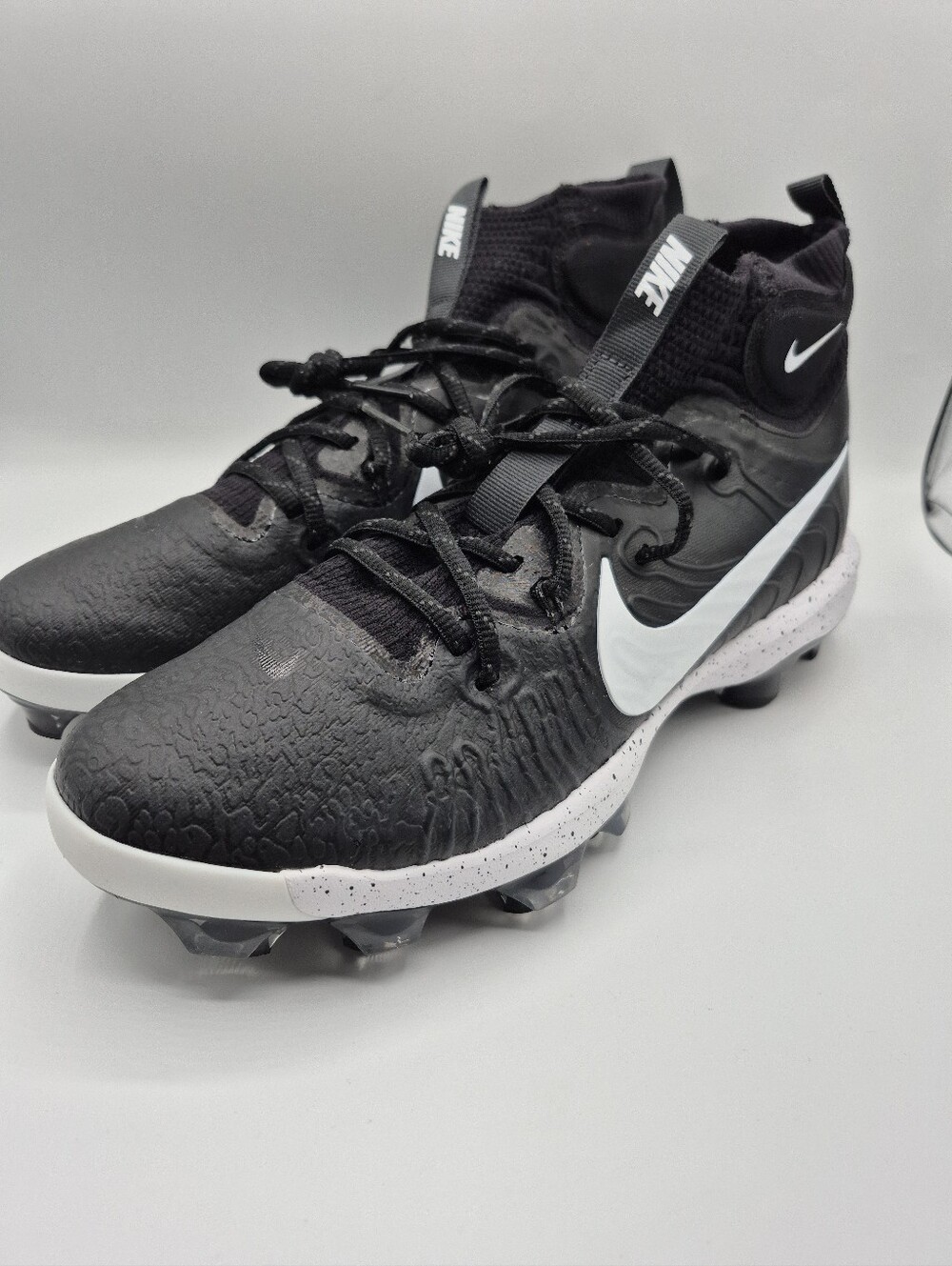 Nike Alpha Huarache NXT MCS Mens Baseball Cleats Molded Plastic Black Size 10.5